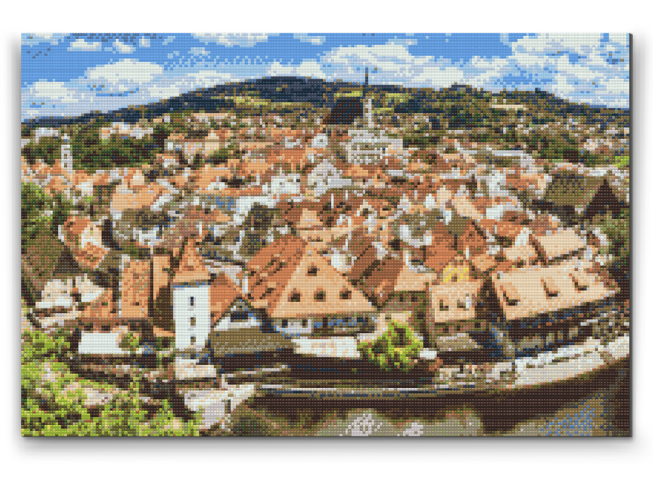 Diamond Paint - Byudsigt - Cesky Krumlov