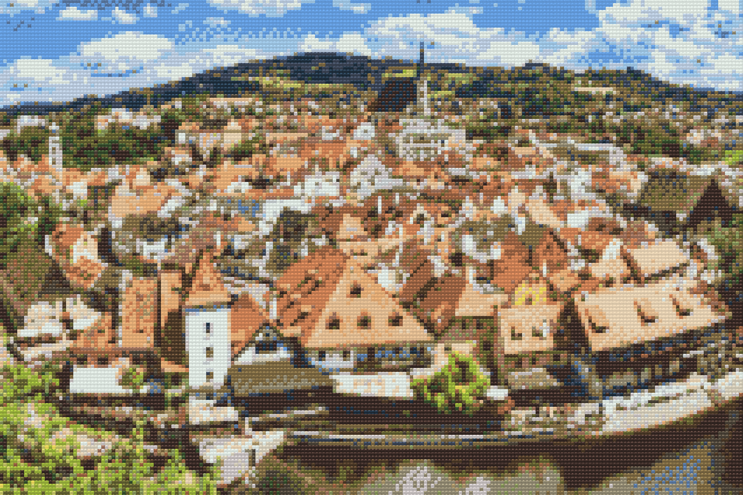 Diamond Paint - Byudsigt - Cesky Krumlov