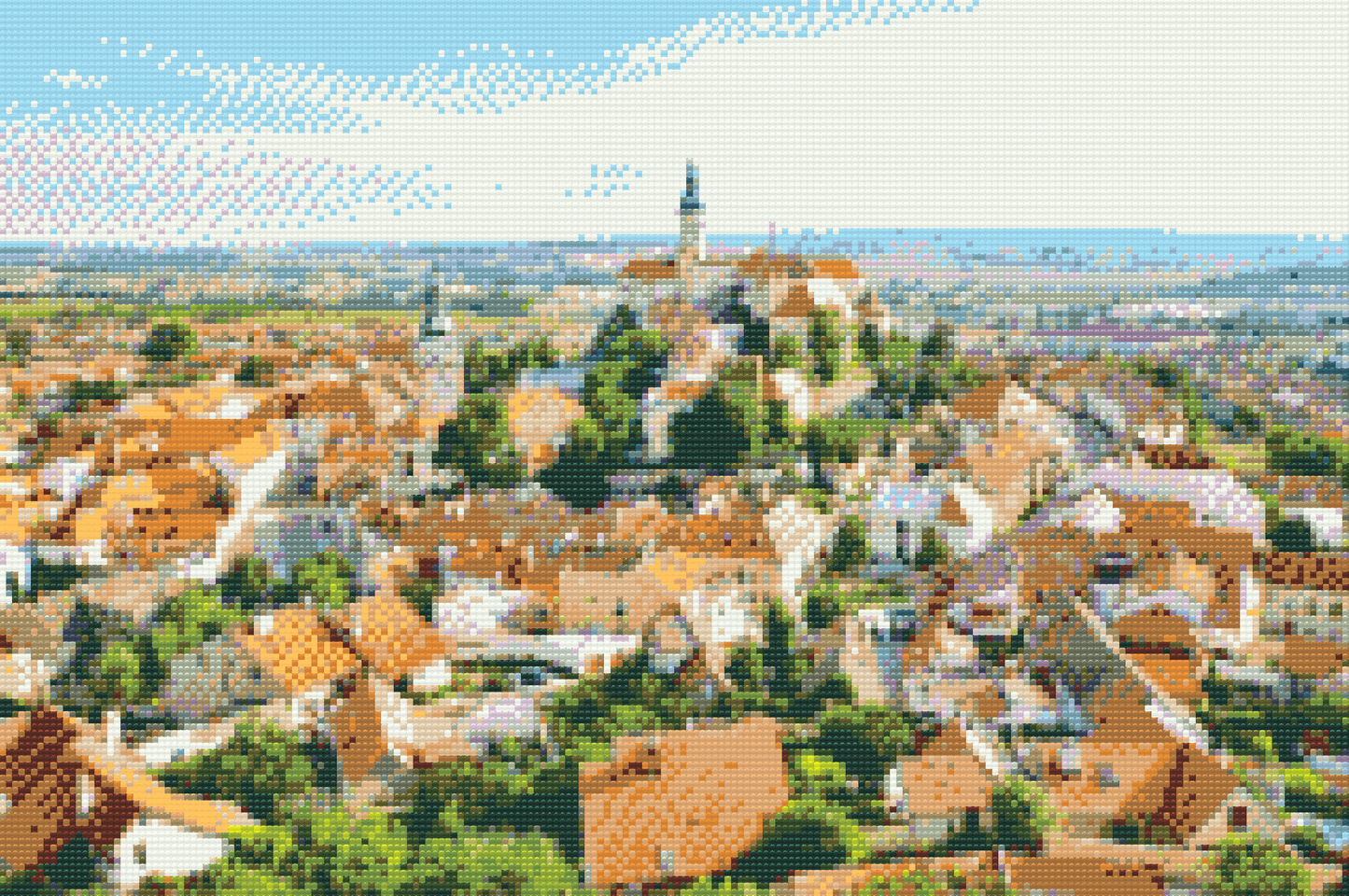 Diamond Paint - Byudsigt - Mikulov