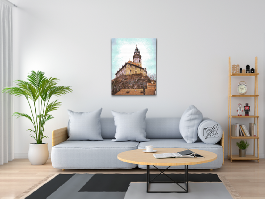 Diamond Paint - Slotstårnet i Cesky Krumlov