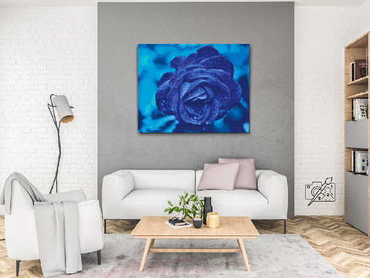 Diamond Paint - Blue Rose