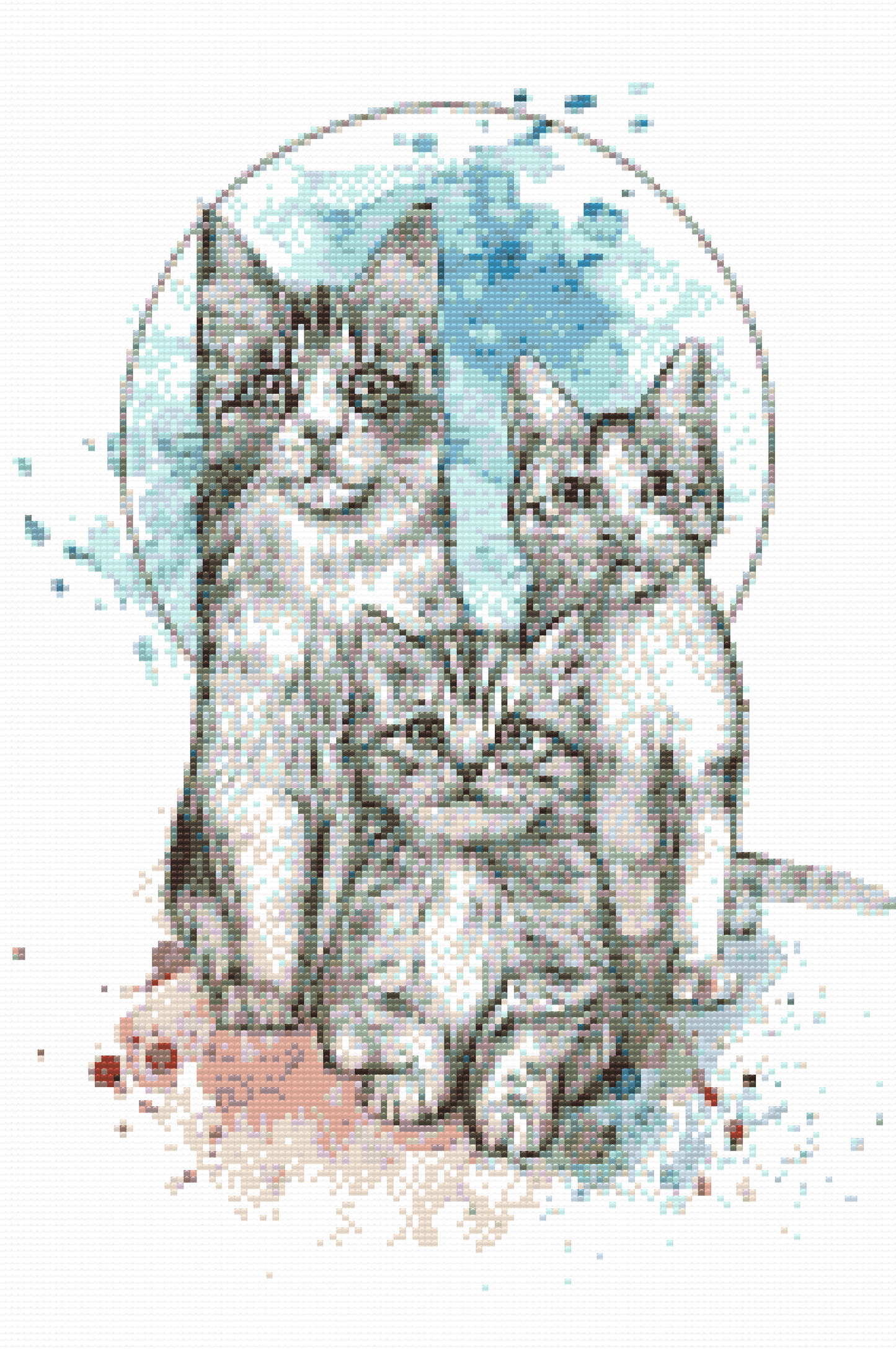 Diamond Paint - Tre killinger