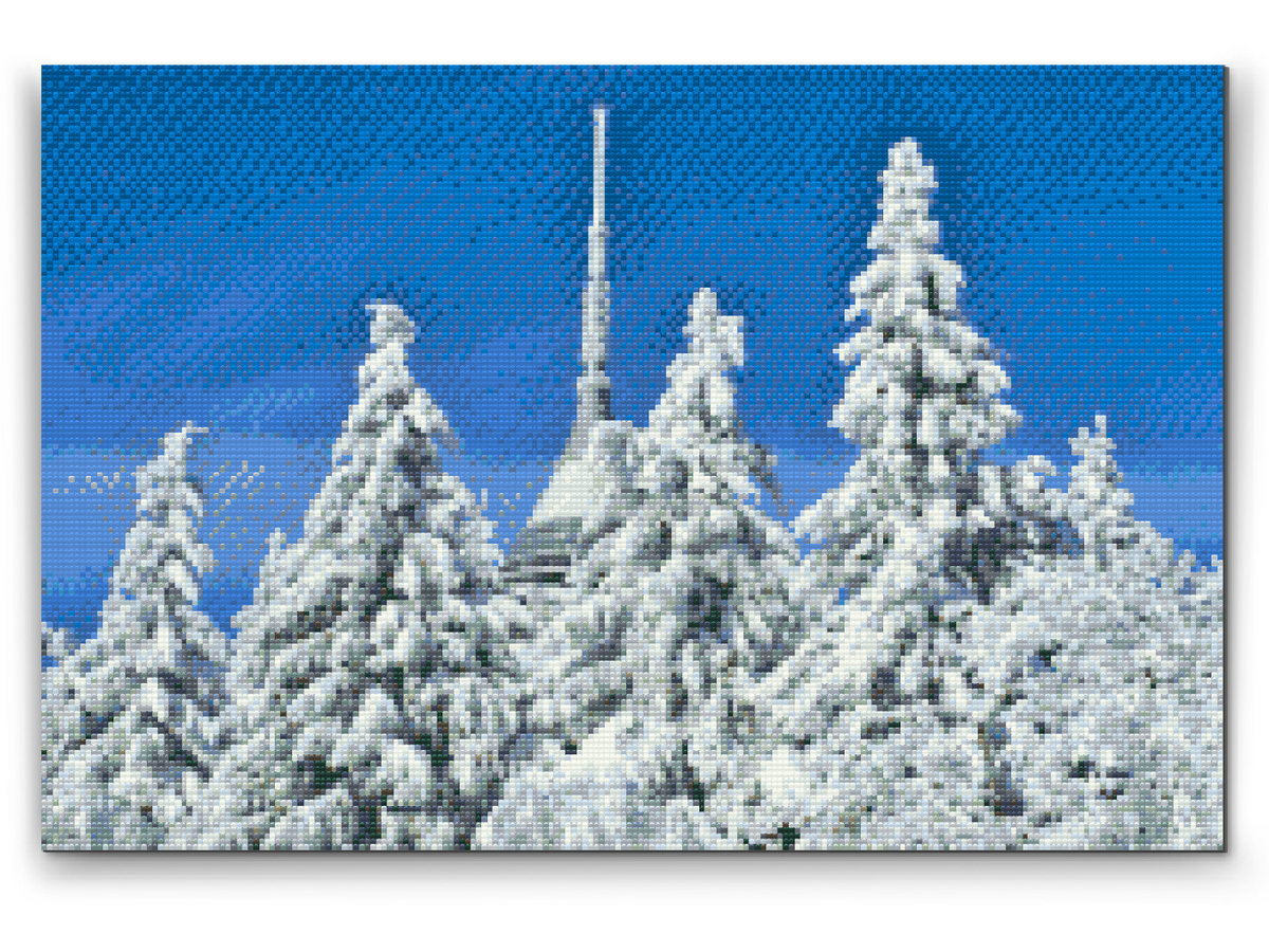 Diamond Paint - Snowy spøgede