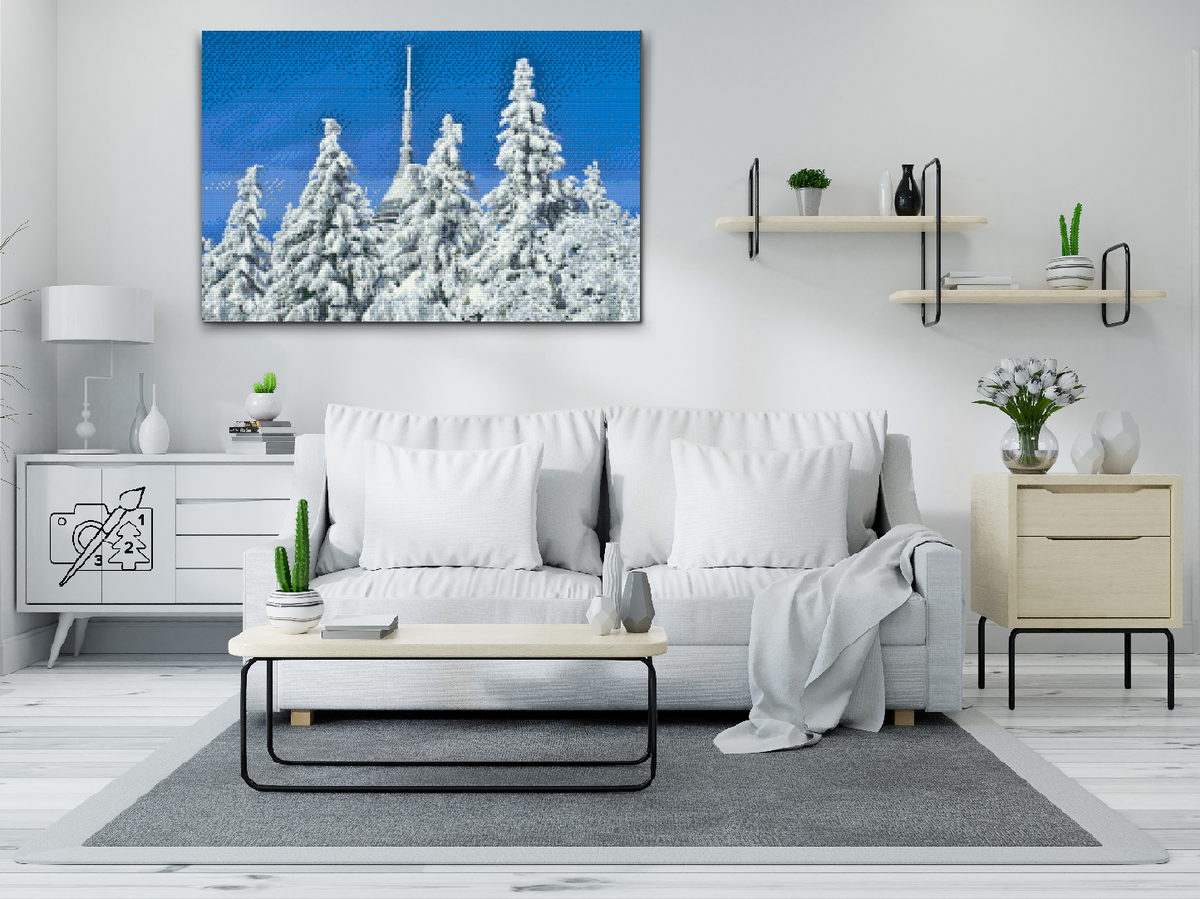 Diamond Paint - Snowy spøgede