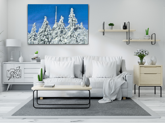 Diamond Paint - Snowy spøgede