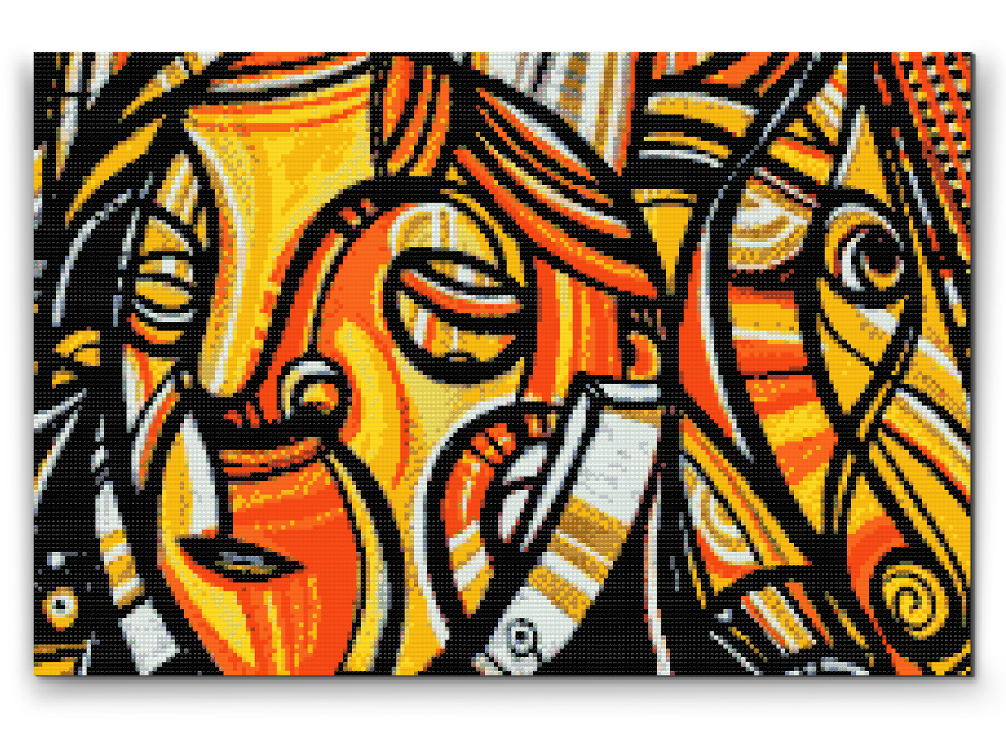 Diamond Paint - Graffiti, kvindeansigt