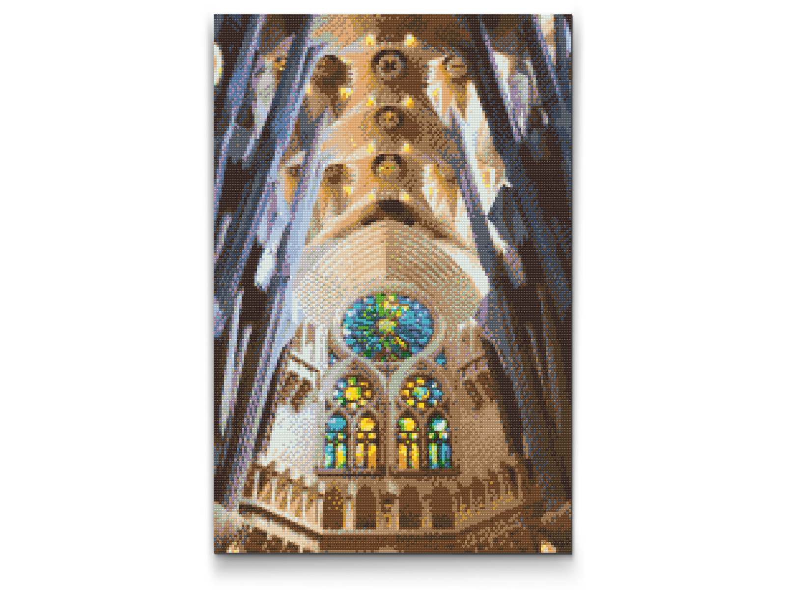 Diamond Paint - Sagrada Família Indre Udsigt