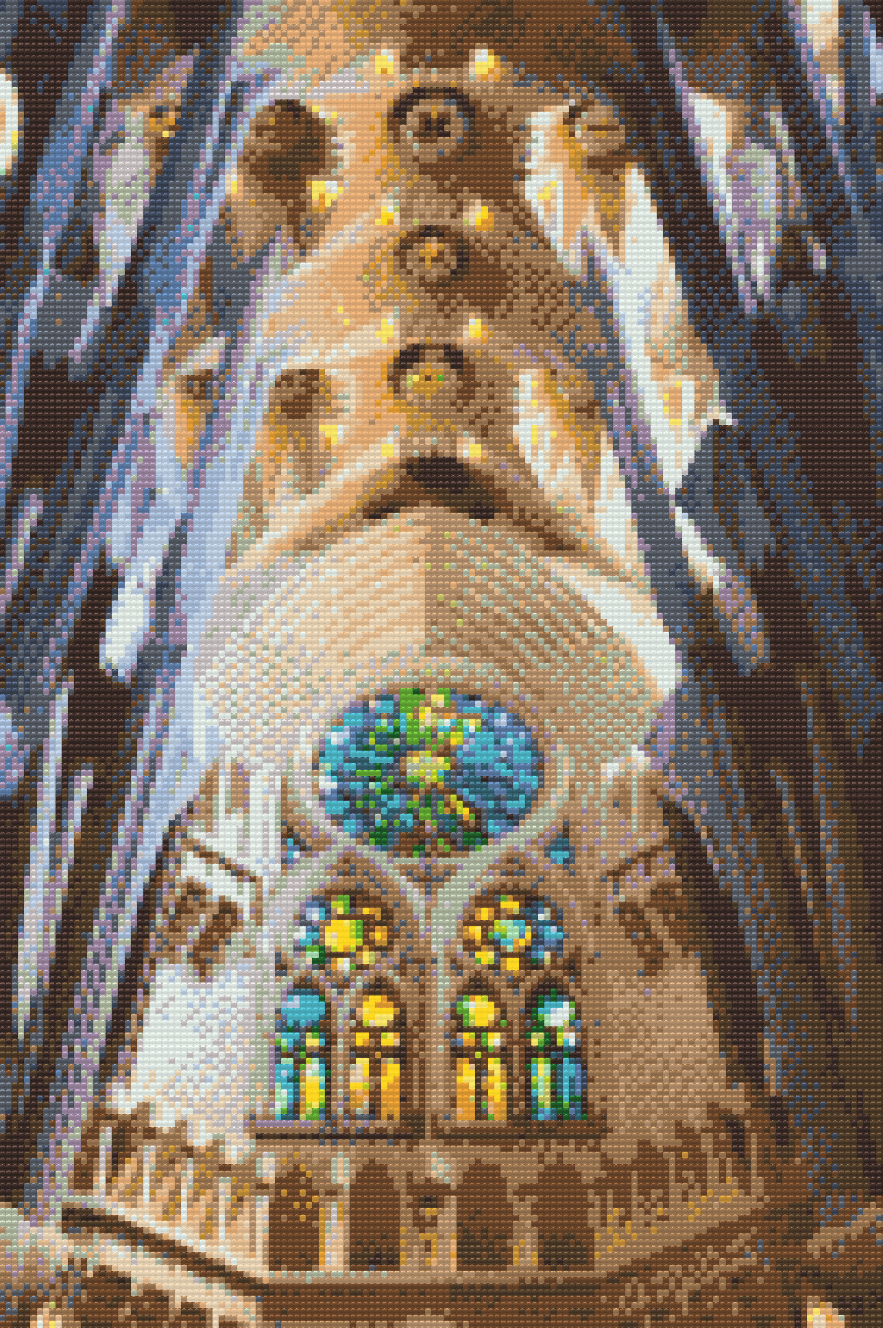 Diamond Paint - Sagrada Família Indre Udsigt