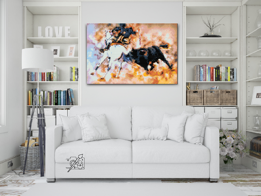 Diamond Paint - Tyrefægtning