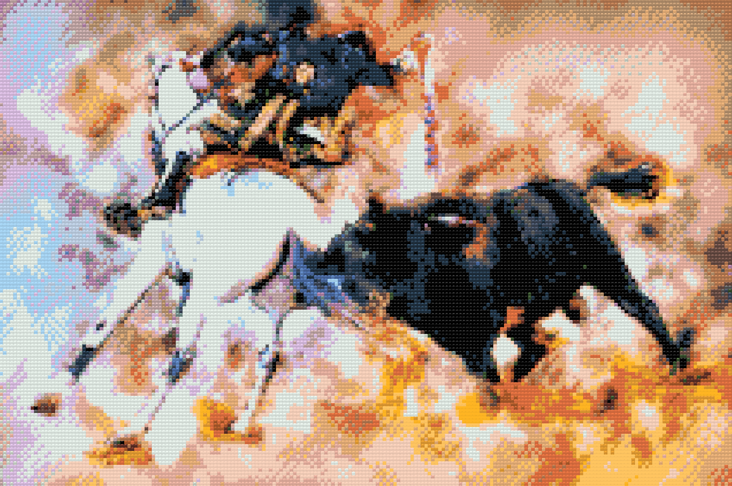 Diamond Paint - Tyrefægtning