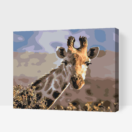 Paint by number - Safari Giraf