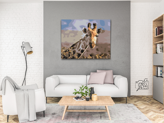 Paint by number - Safari Giraf