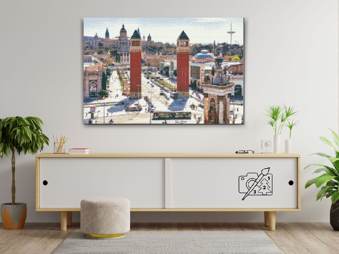 Diamond Paint - Barcelona City, Spanien