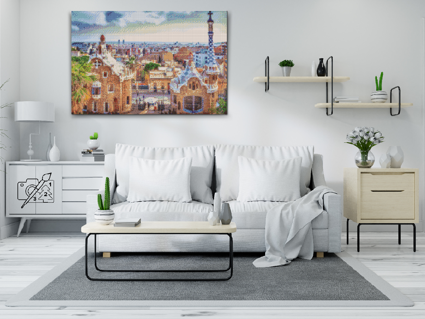 Diamond Paint - Park Güell, Barcelona