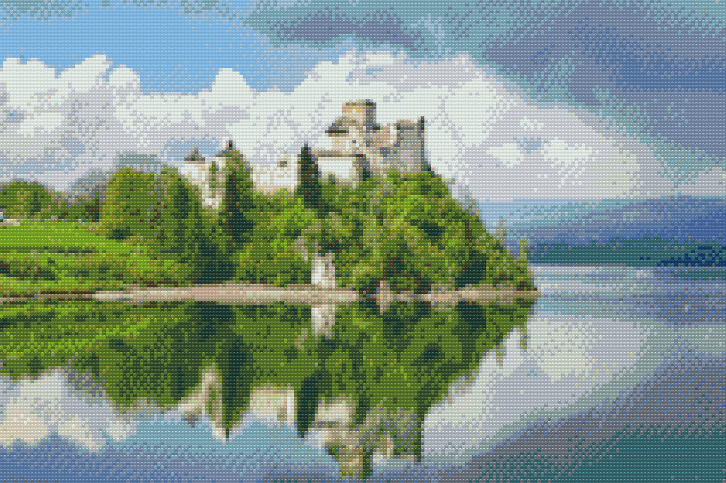 Diamond Paint - Niedzica Slot, Polen