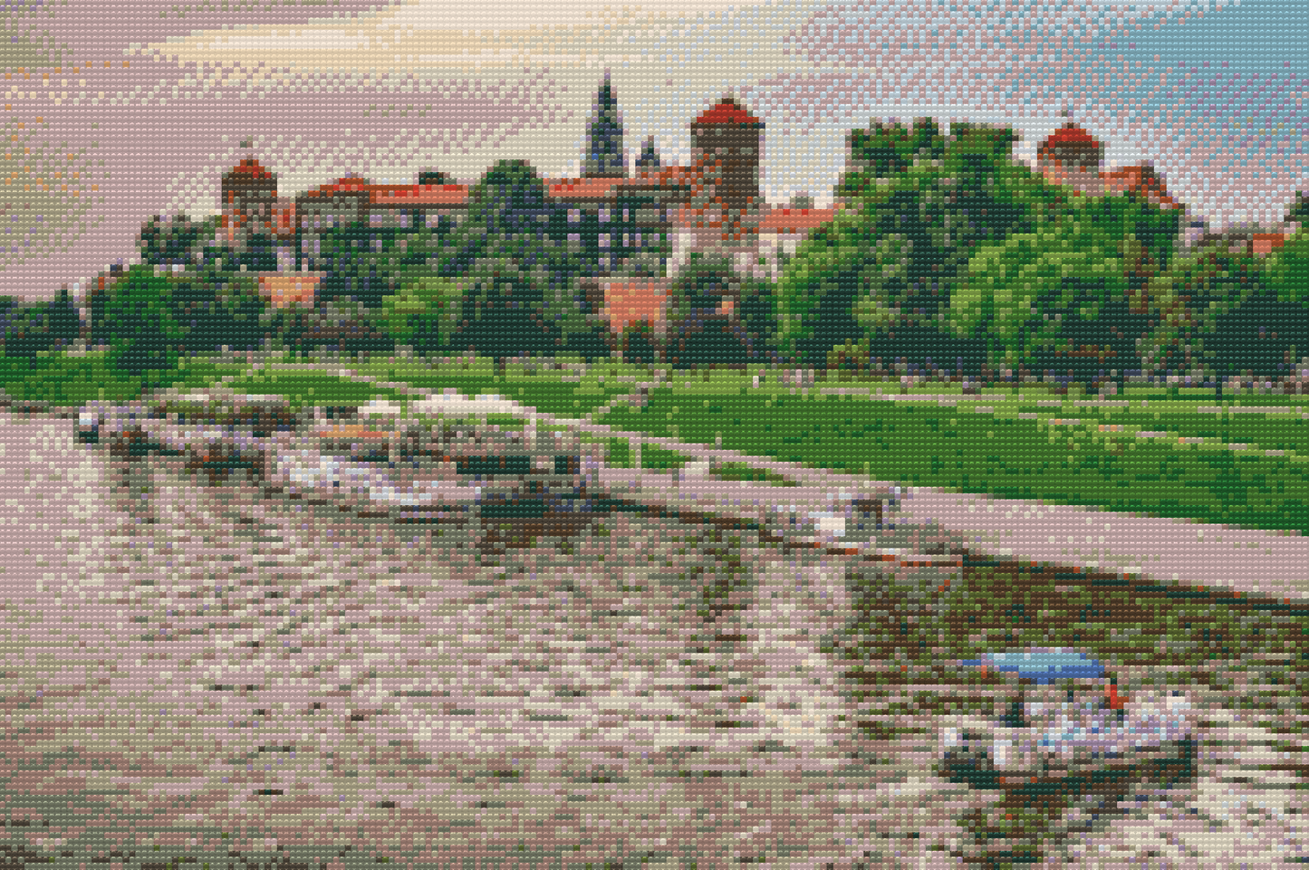 Diamond Paint - Wawel, Krakow, Polen