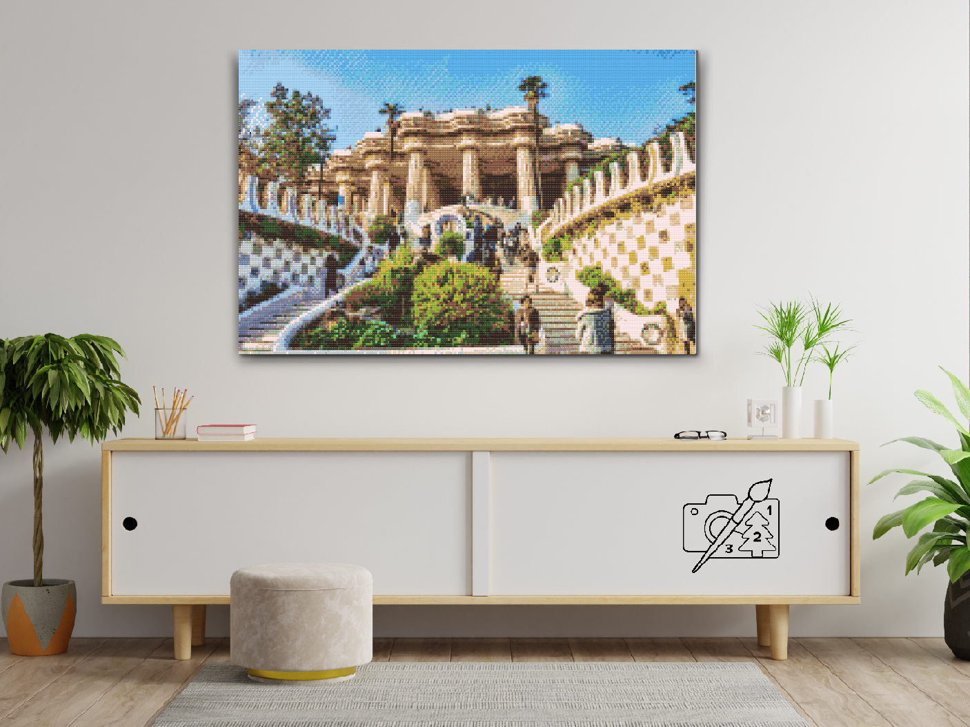 Diamond Paint - Park Güell, Barcelona 4