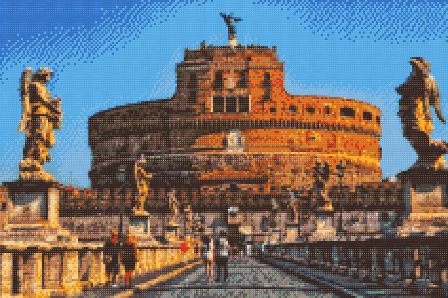 Diamond Paint - Castle Sant Angelo i Rom