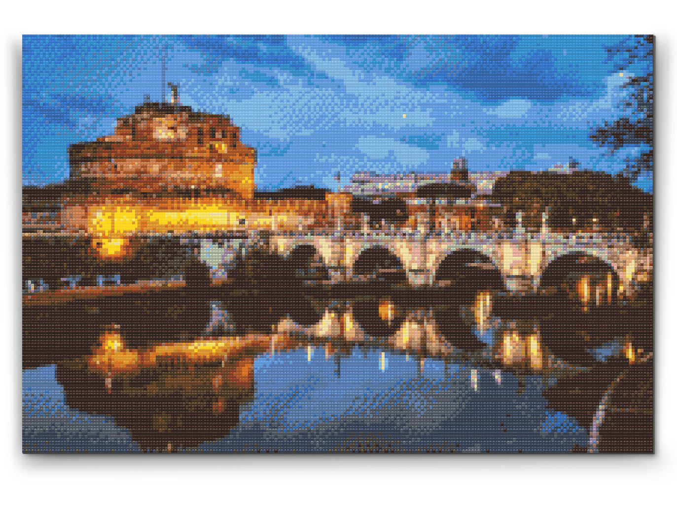 Diamond Paint - Castle Sant Angelo i Rom 2