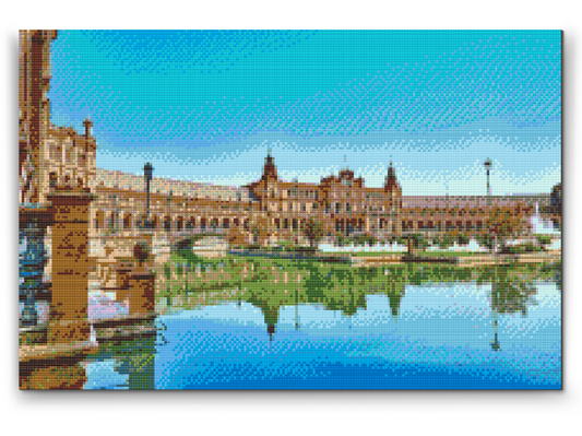 Diamond Paint - Plaza de Espaňa i Sevilla