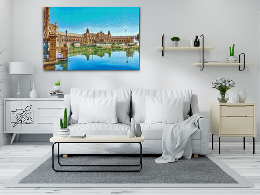 Diamond Paint - Plaza de Espaňa i Sevilla