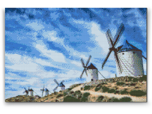 Diamond Paint - Vindmøller, Toledo