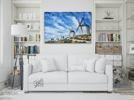 Diamond Paint - Vindmøller, Toledo