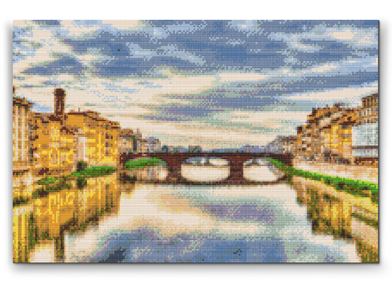 Diamond Paint - Arno-floden i Firenze