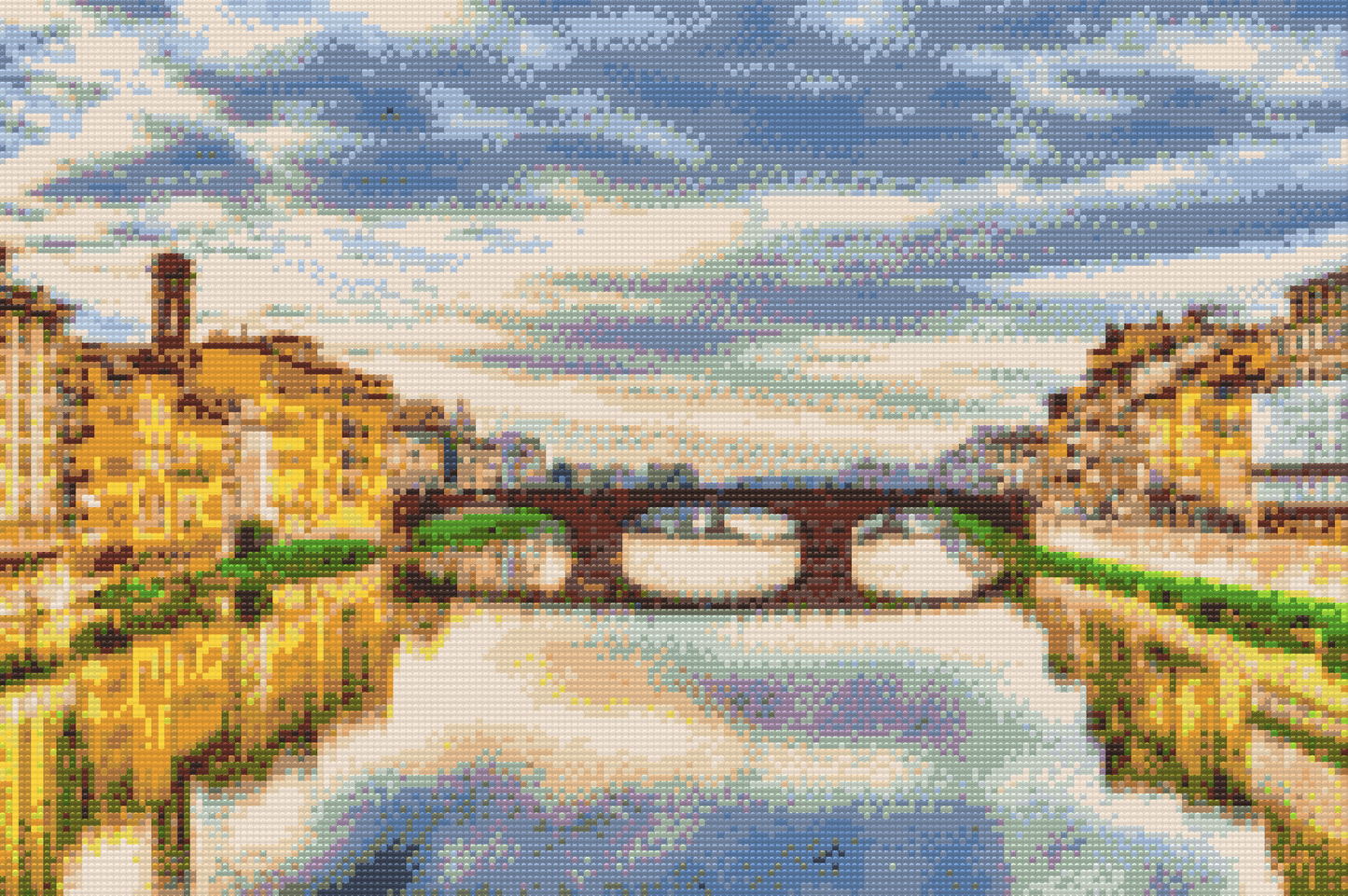 Diamond Paint - Arno-floden i Firenze
