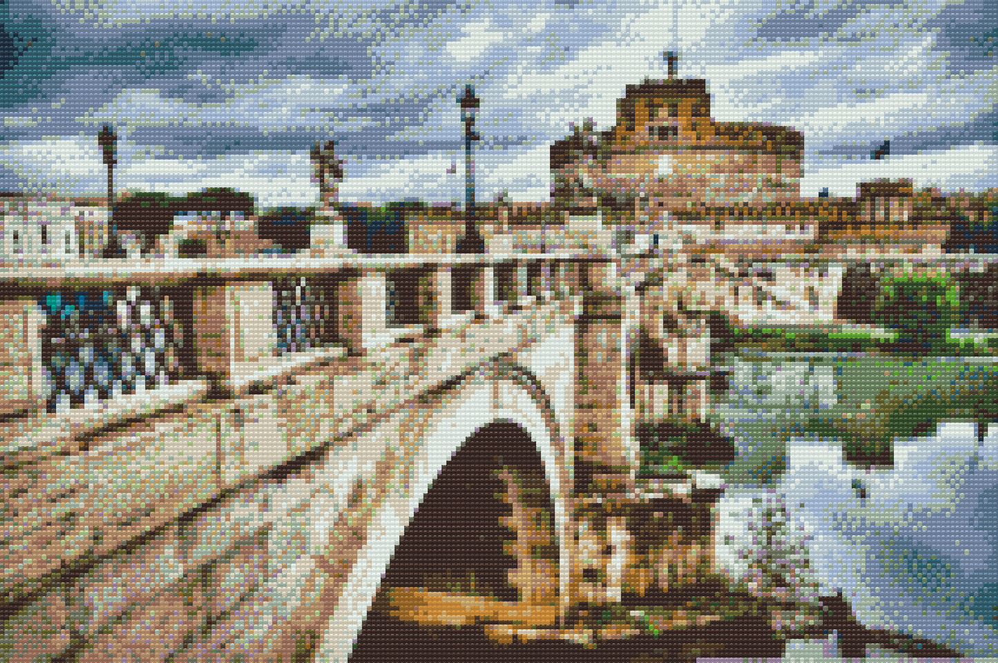 Diamond Paint - Castle Sant Angelo i Rom 2