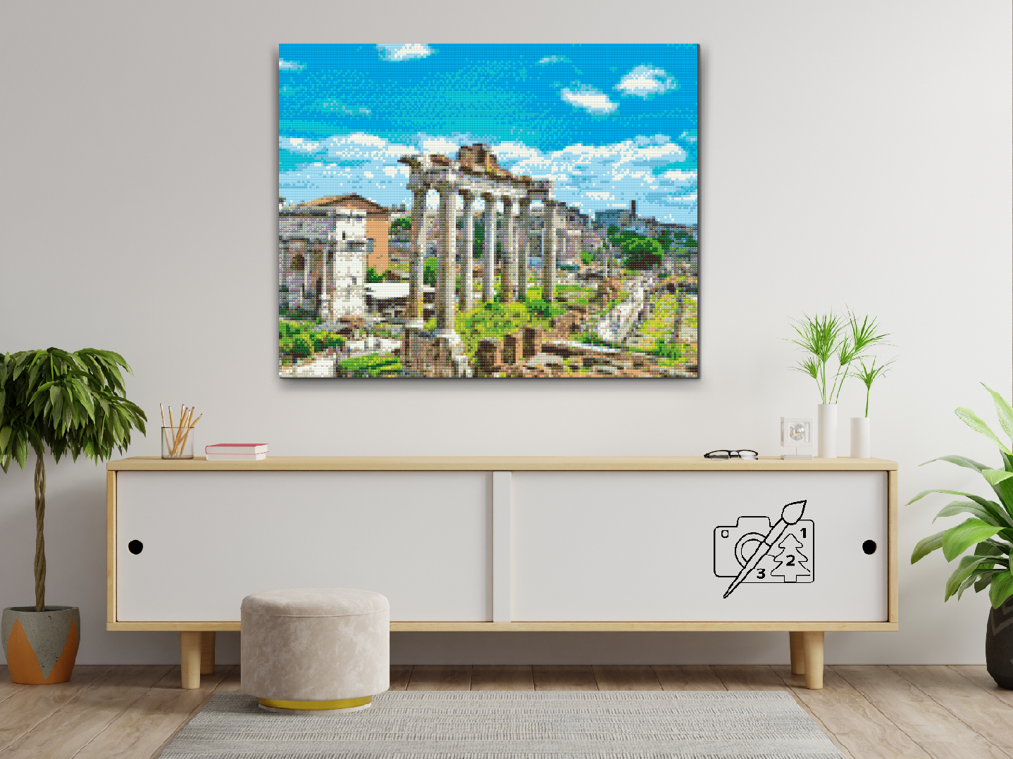 Diamond Paint - Forum Romanum, Rom 3