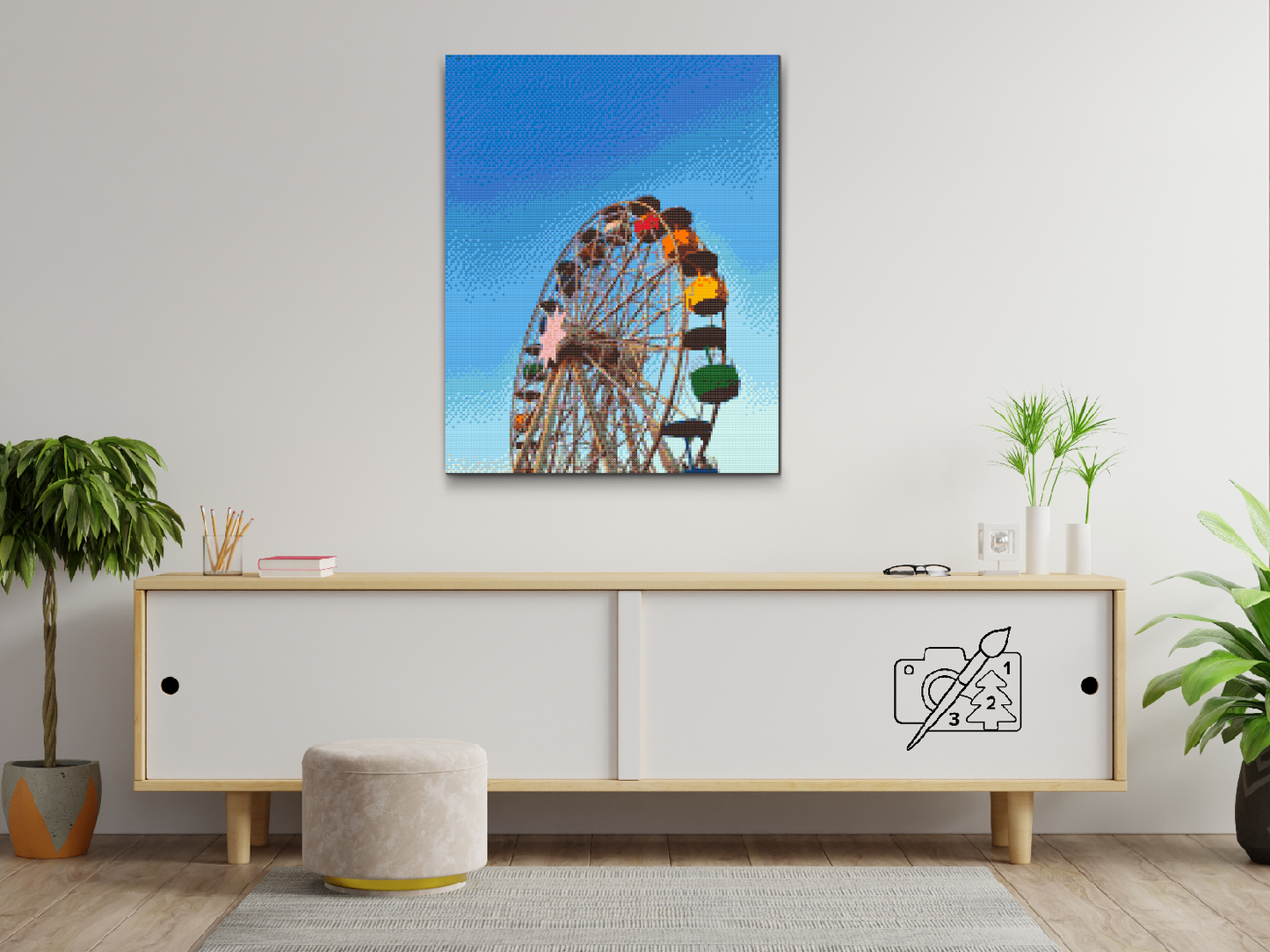 Diamond Paint - Tibidabo Forlystelsespark, Barcelona