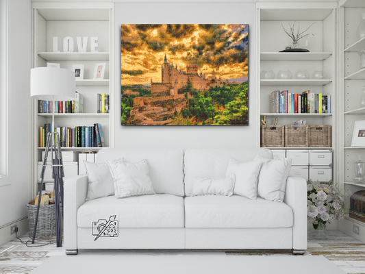 Diamond Paint - Alcazar Slot, Segovia