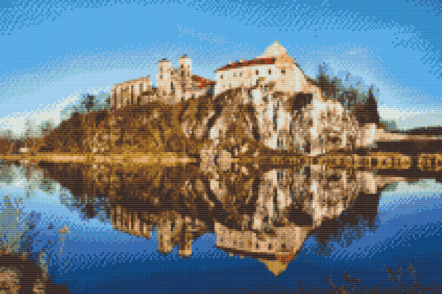 Diamond Paint - Benediktinerklosteret i Tyniec, Polen