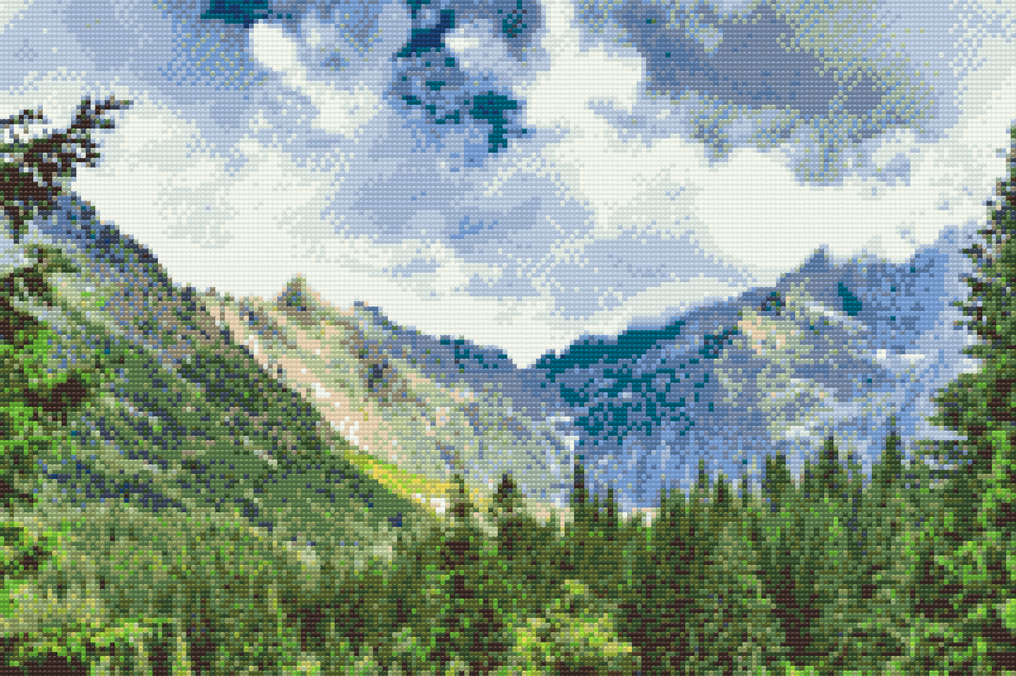 Diamond Paint - Høje Tatra 2