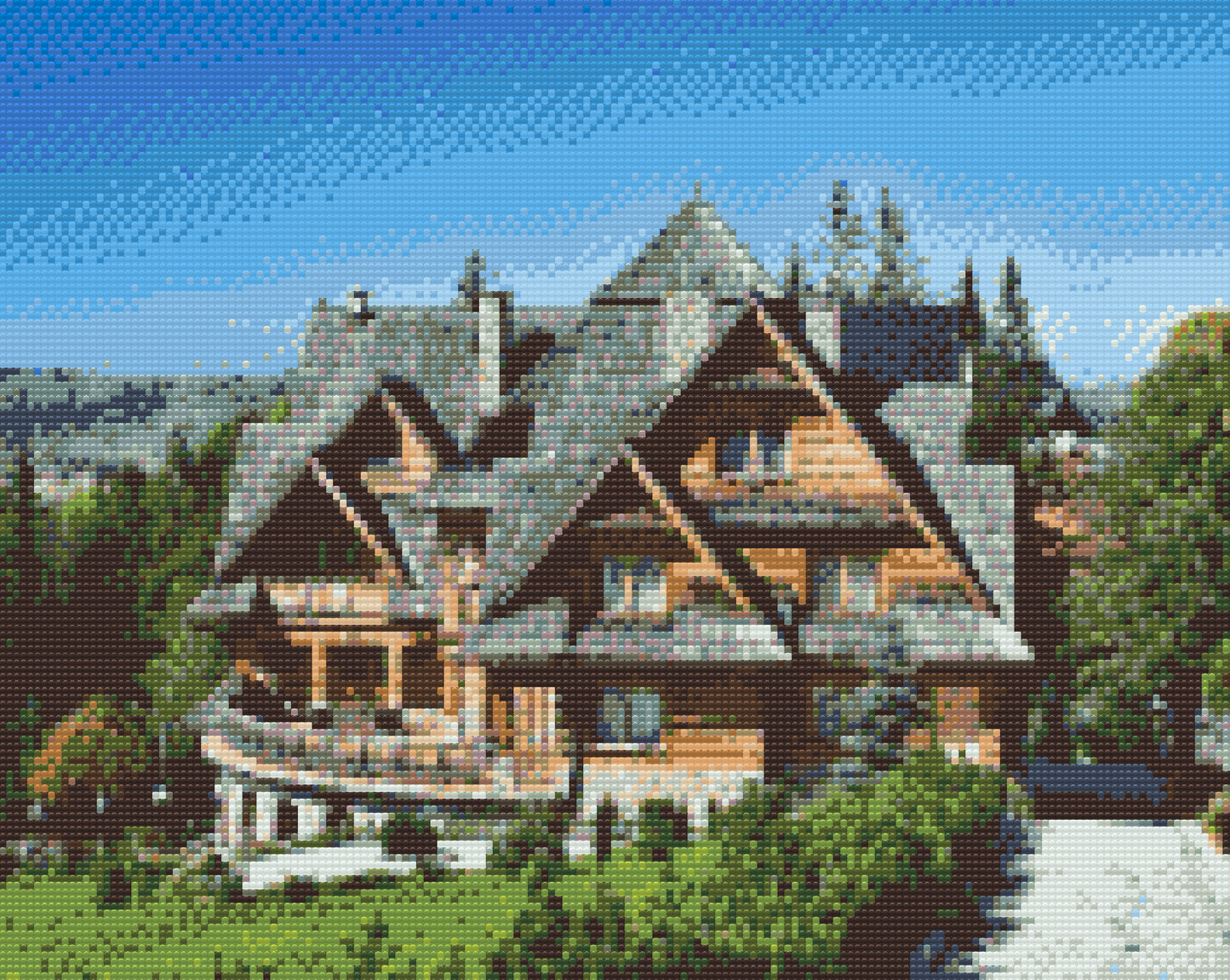Diamond Paint - Polsk arkitektur