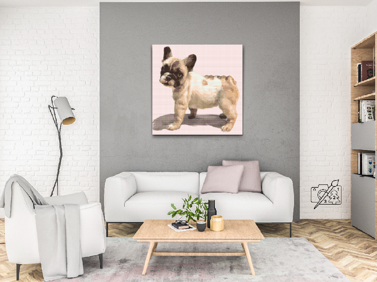 Diamond Paint - Fransk bulldog