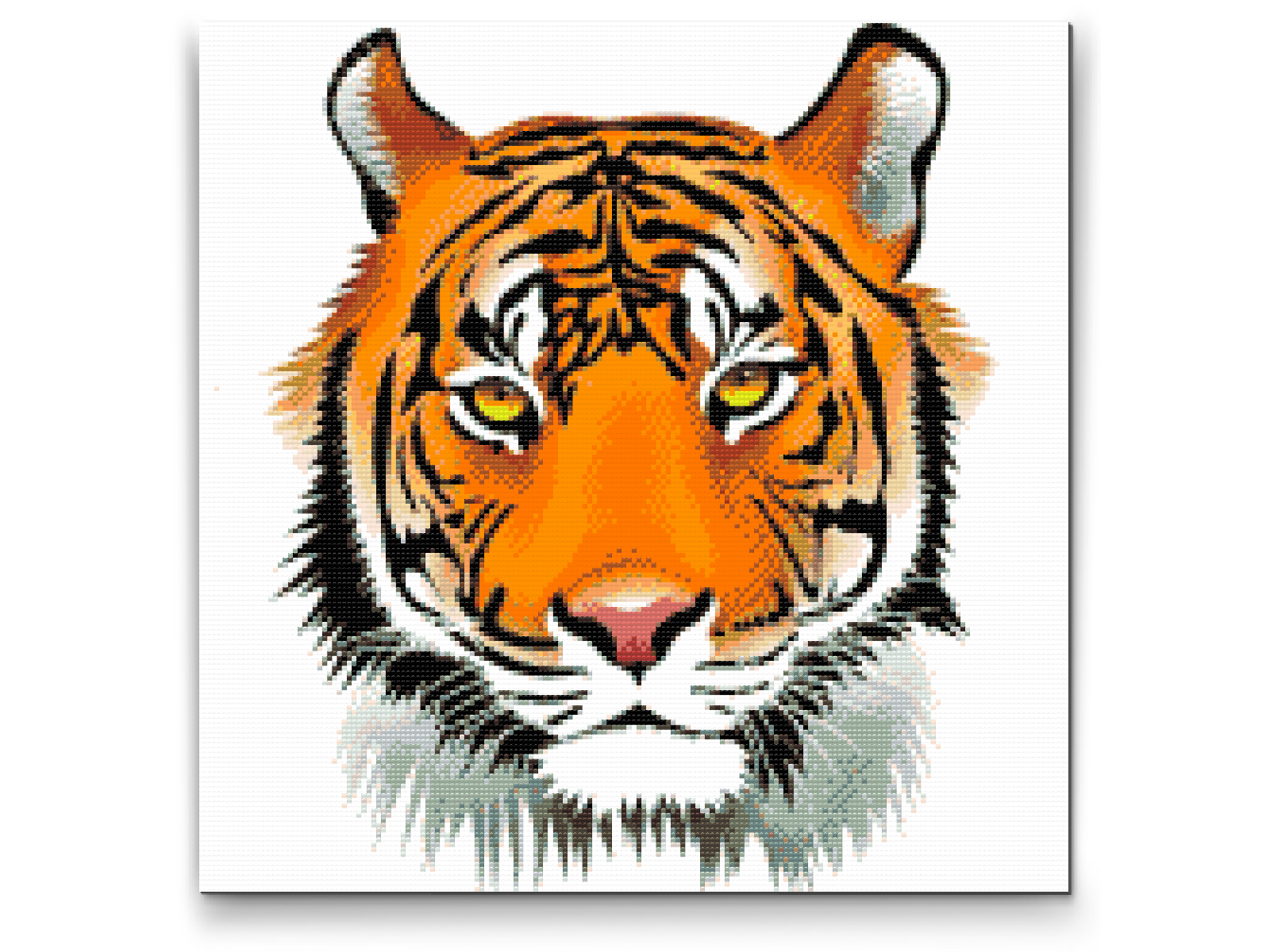 Diamond Paint - Tigerhoved