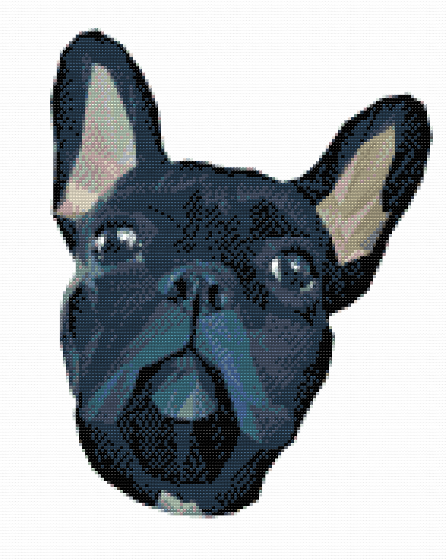 Diamond Paint - Fransk Bulldog 4