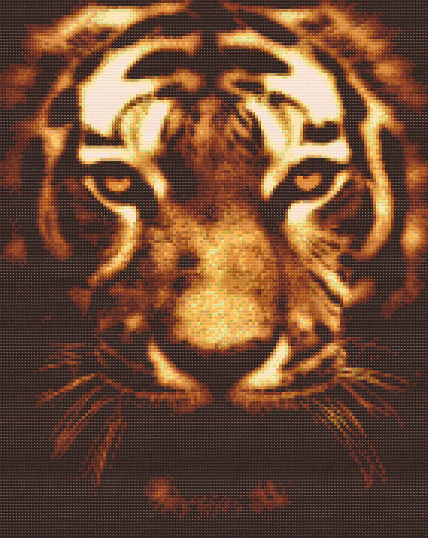 Diamond Paint - Tiger i Lys
