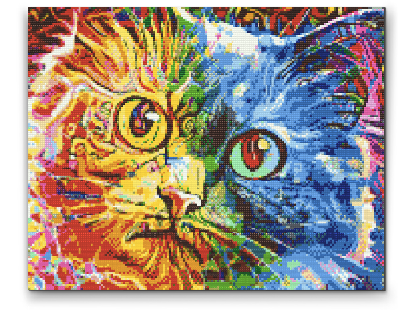 Diamond Paint - Farverig Kat 3