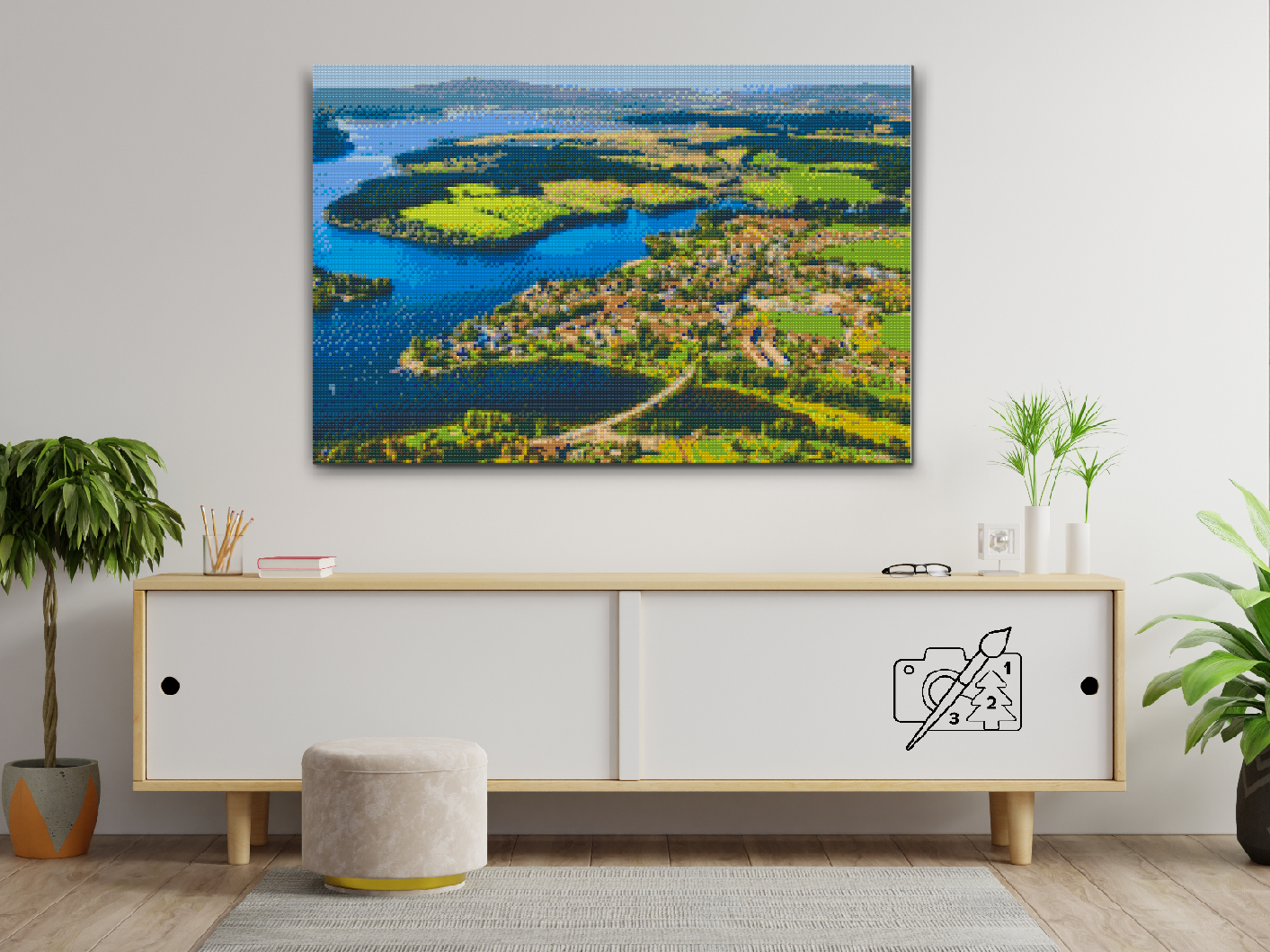 Diamond Paint - Lipno-reservoiret