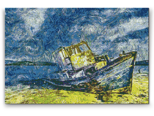 Diamond Paint - Parkeret båd