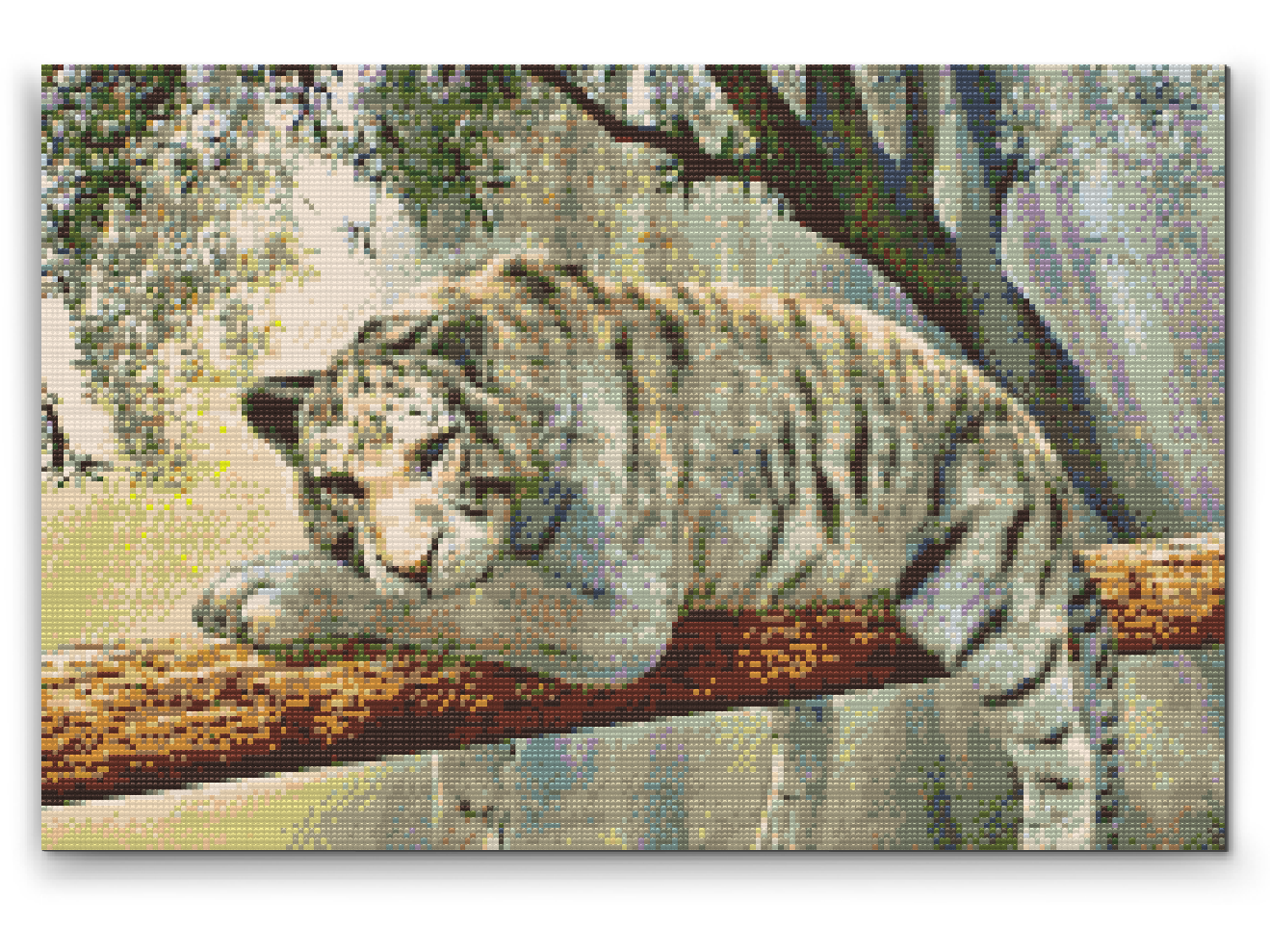 Diamond Paint - White Tiger