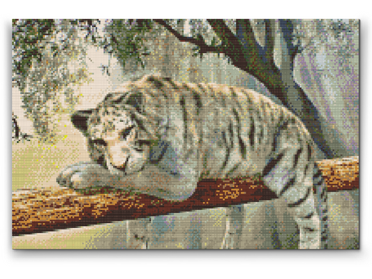 Diamond Paint - White Tiger