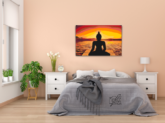 Paint by number - Slap af, Yoga, Buddha