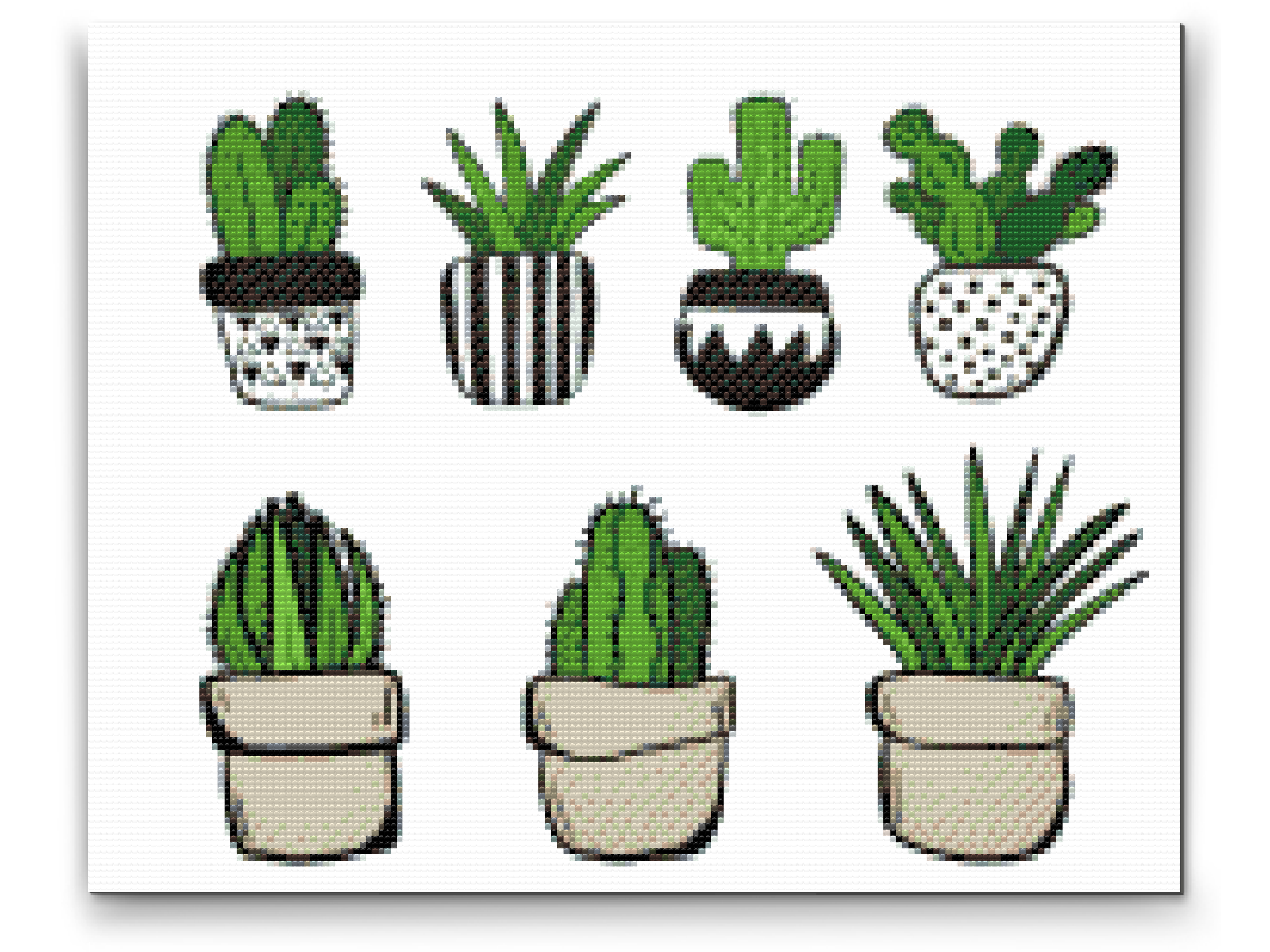 Diamond Paint - Kaktusser