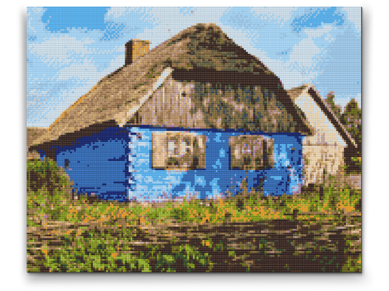 Diamond Paint - Landlig hytte