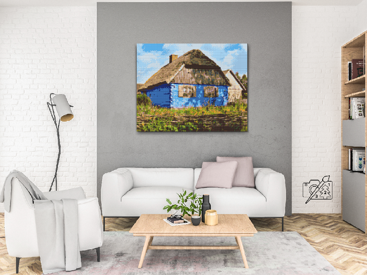 Diamond Paint - Landlig hytte