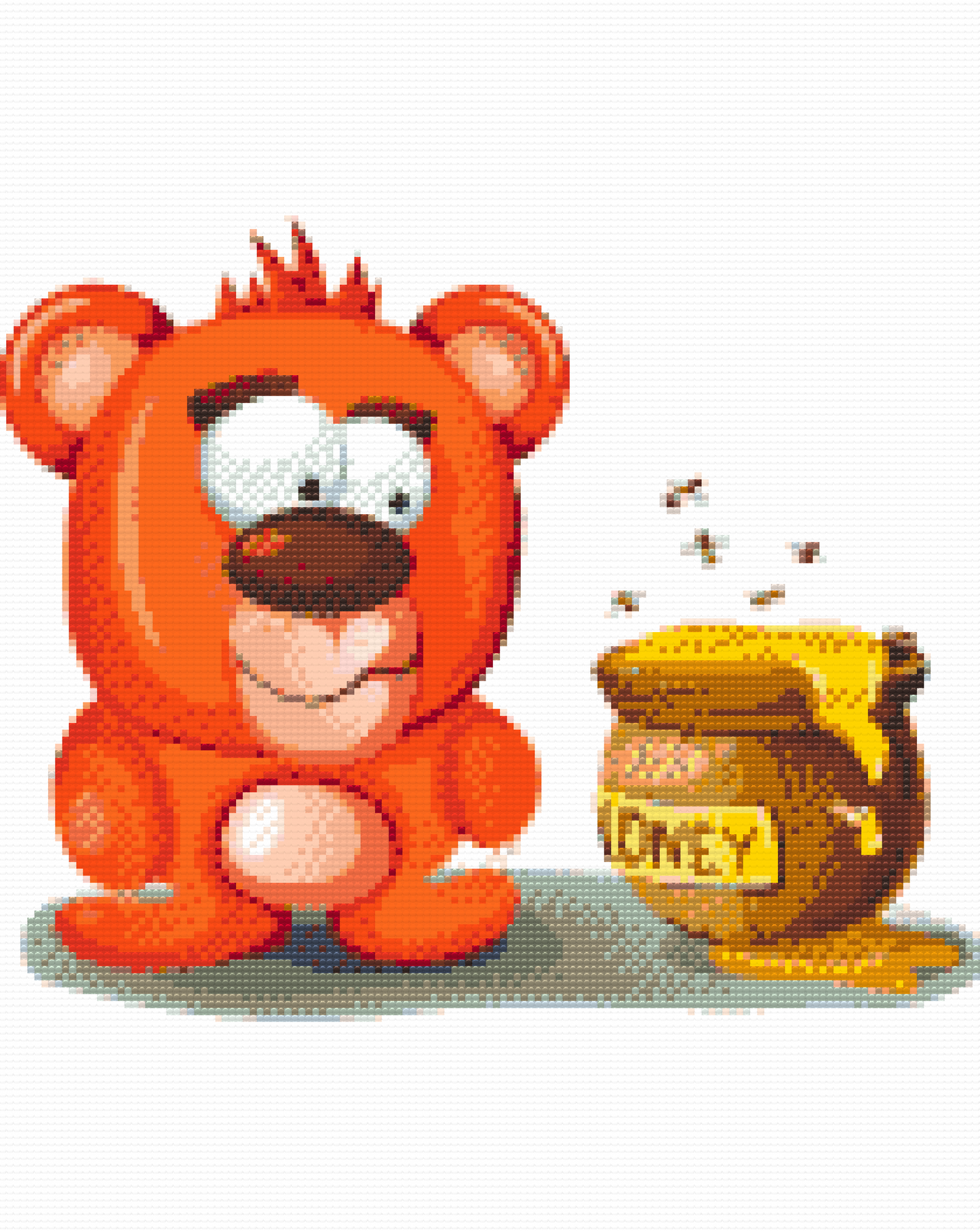 Diamond Paint - Teddy og hans Honey